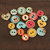Prima - Zephyr Collection - Wood Embellishments - Buttons