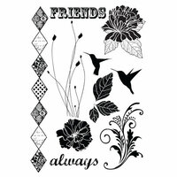 Prima - Rondelle Collection - Cling Mounted Rubber Stamps
