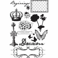 Prima - Zephyr Collection - Cling Mounted Rubber Stamps