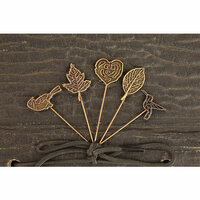 Prima - Rondelle Collection - Metal Embellishments - Pins