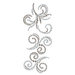 Prima - Say It In Crystals and Pearls Collection - Self Adhesive Jewel Art - Bling - Swirl - Craftsman