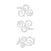 Prima - Say It In Crystals Collection - Self Adhesive Jewel Art - Bling - Swirl - Tea-Thyme