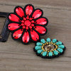 Prima - Taos Collection - Bead and Fabric Flower Embellishments - Rosarian