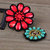 Prima - Taos Collection - Bead and Fabric Flower Embellishments - Rosarian
