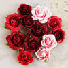 Prima - Interlude Collection - Flower Embellishments - Red