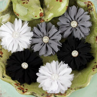 Prima - Cabaletta Collection - Fabric Flower Embellishments - Winter