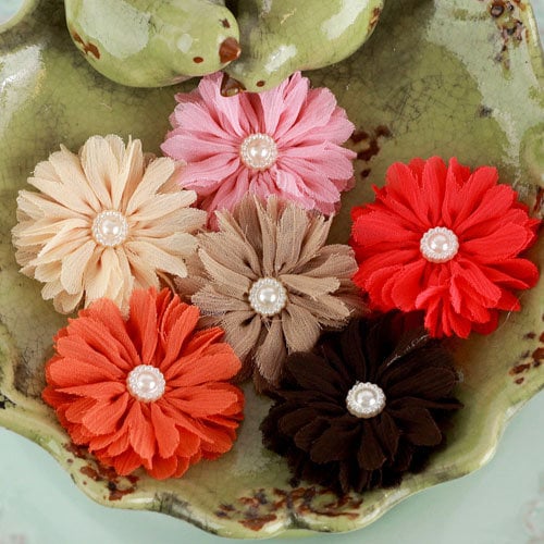 Prima - Cabaletta Collection - Fabric Flower Embellishments - Autumn