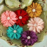 Prima - Cabaletta Collection - Fabric Flower Embellishments - Summer 2