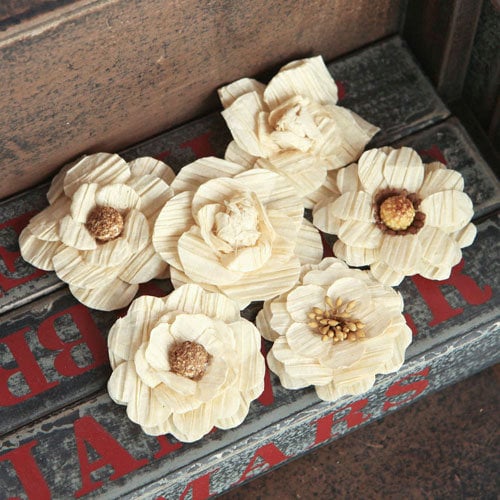 Prima - Fabric Flower Embellishments - Sarah
