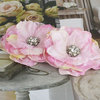 Prima - Bravo Collection - Fabric Flower Embellishments - Pink