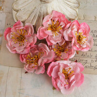 Prima - Bel Canto Collection - Fabric Flower Embellishments - Pink