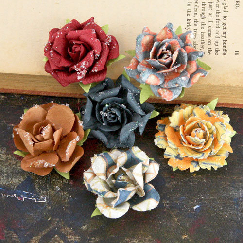 Prima - Timido Collection - Flower Embellishments - Craftsman