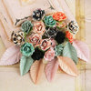 Prima - Perles Collection - Flower and Leaves Embellishments - Rondelle