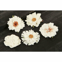 Prima - Tessitura Collection - Fabric and Paper Flower Embellishments - Mix 1