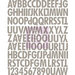 Prima - Hello Pastel Collection - Canvas Alphabet Stickers - Uppercase