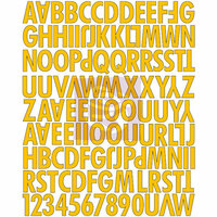 Prima - Lady Bird Collection - Canvas Alphabet Stickers - Uppercase