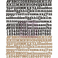Prima - Engraver Collection - Canvas Alphabet Stickers