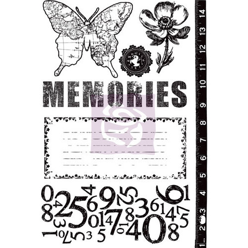 Prima - Engraver Collection - Cling Mounted Rubber Stamps