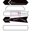Prima - Lifetime Collection - Clear Acrylic Stamps - Four
