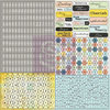 Prima - Divine Collection - Cardstock Stickers - Tiny Alphabets