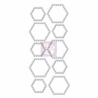 Prima - Say It In Crystals Collection - Self Adhesive Jewel Art - Bling - Hexagon - Iridescent