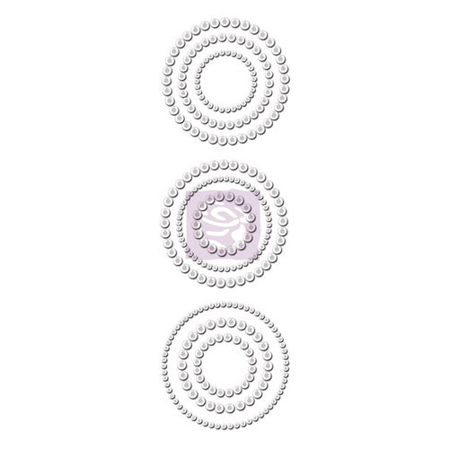 Prima - Say It In Crystals Collection - Self Adhesive Jewel Art - Bling - Circles - Iridescent