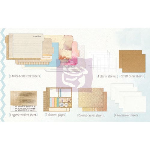 Prima - Mixed Media Album - Inner Pages Refill - Small