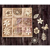Prima - Wood Icons in a Box - Leaves and Flowers