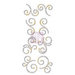 Prima - Say it In Crystals Collection - Bling - Mini Swirls - Divine