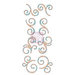 Prima - Say it In Crystals Collection - Bling - Mini Swirls - Lifetime