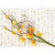 Prima - Divine Collection - Flower Embellishments - Solid Flower Vine - Yellow