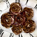 Prima - Sunrise Sunset Collection - Paper Roses - Gold