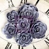 Prima - Sunrise Sunset Collection - Paper Roses - Silver