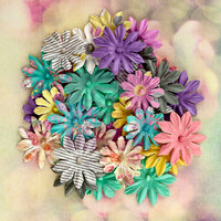 Prima - Hello Pastel Collection - Flower Embellishments - Multi-Pack