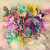 Prima - Hello Pastel Collection - Flower Embellishments - Butterflies