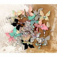 Prima - Lifetime Collection - Flower Embellishments - Butterflies