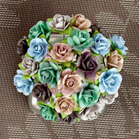 Prima - Mini Sachet Collection - Flower Embellishments - Lakeside