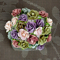 Prima - Mini Sachet Collection - Flower Embellishments - Meadow
