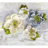 Prima - Tatiana Collection - Flower Embellishments - Icicle