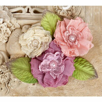 Prima - Paquita Collection - Flower Embellishments - Dawn