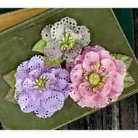 Prima - Tiara Collection - Flower Embellishments - Sugarplum