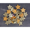 Prima - Natural Bark Icons - Wood Embellishments - Stars