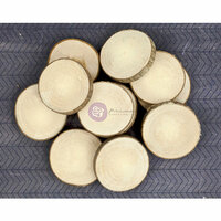 Prima - Natural Bark - Wood Embellishments - Round