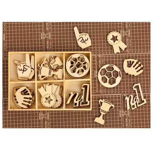 Prima - Allstar Collection - Wood Icons in a Box