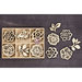 Prima - Wood Icons in a Box - Flowers and Leaves - 1