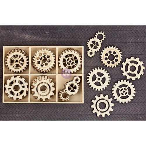 Prima - Wood Icons in a Box - Gears