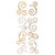 Prima - Say it in Crystals Collection - Self Adhesive Jewel Art - Pearls - Swirl - 1 - Multicolor