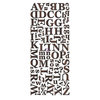 Prima - Alphabet Stickers - Wood Veneer - 1