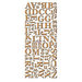 Prima - Alphabet Stickers - Wood Veneer - 2