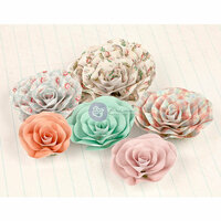 Prima - Delight Collection - Flower Embellishments - Five